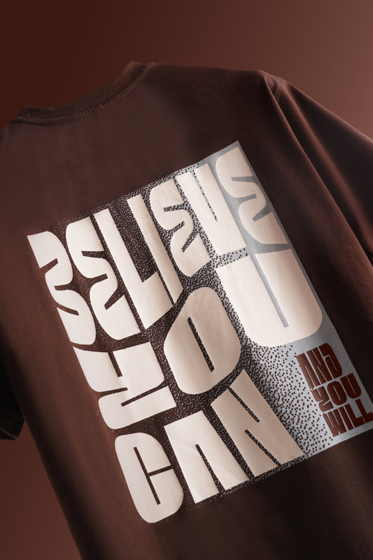 “Faith in Motion” Brown Tee