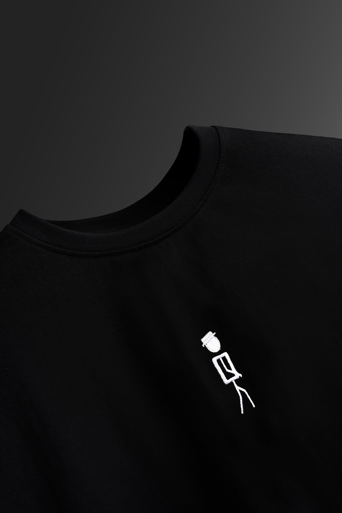 "The Common Man" Signature Black Tee