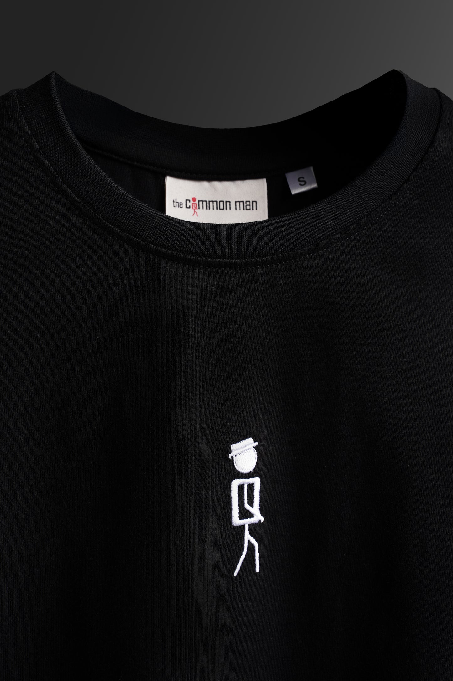"The Common Man" Signature Black Tee