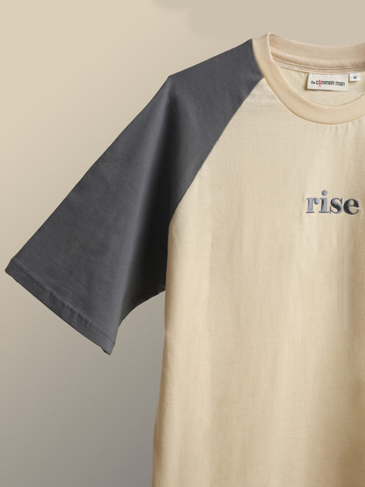 Raglan Tee – Sand/Slate