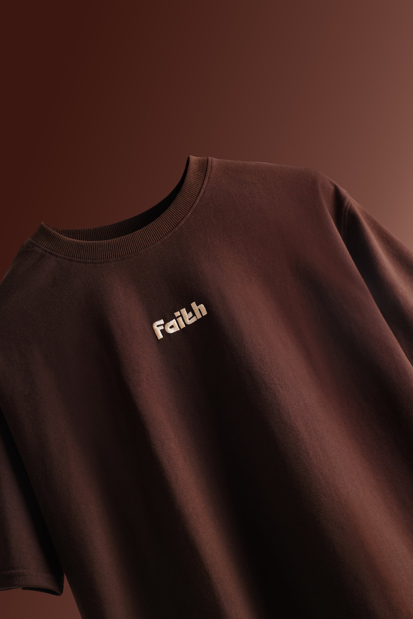 “Faith in Motion” Brown Tee