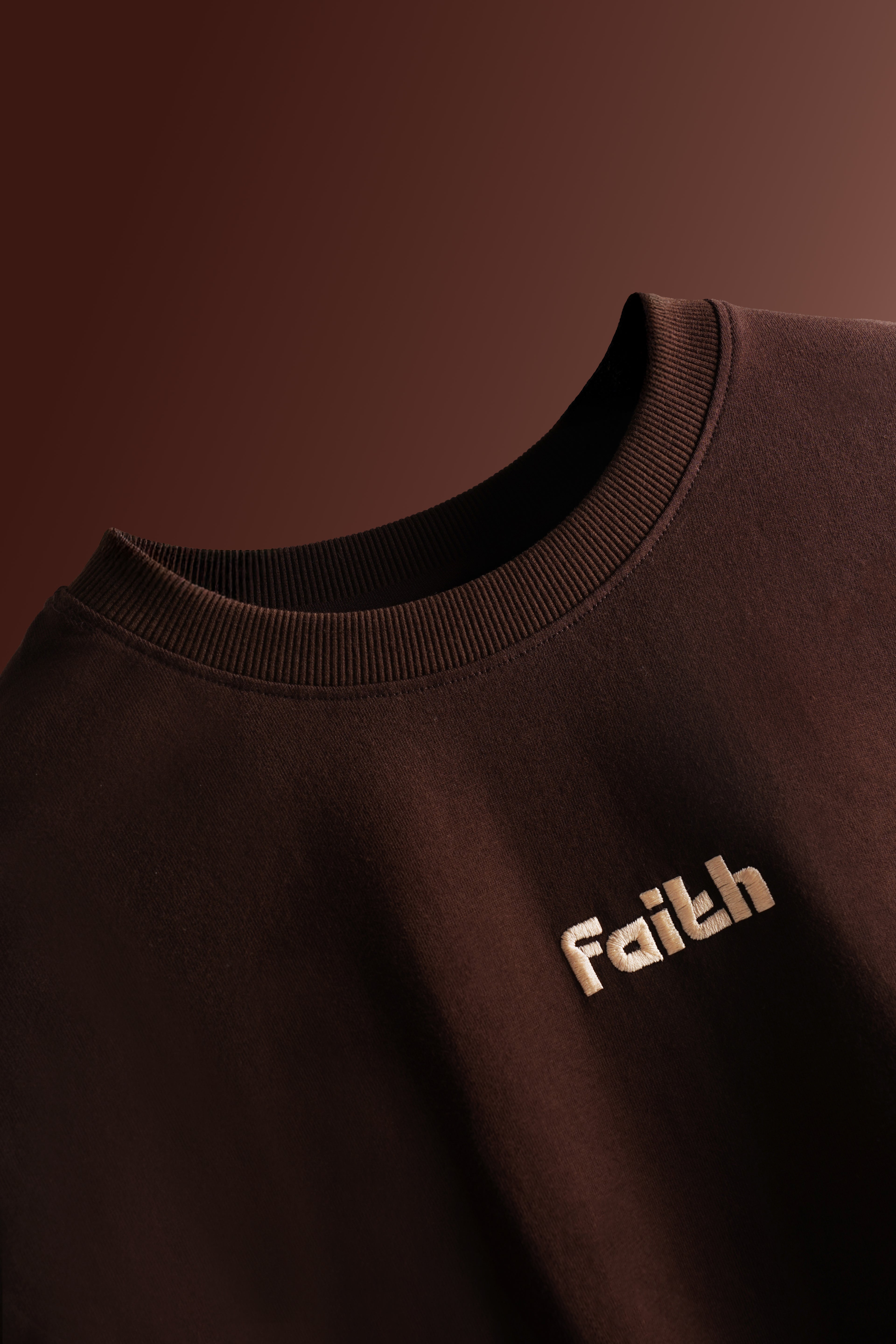 “Faith in Motion” Brown Tee