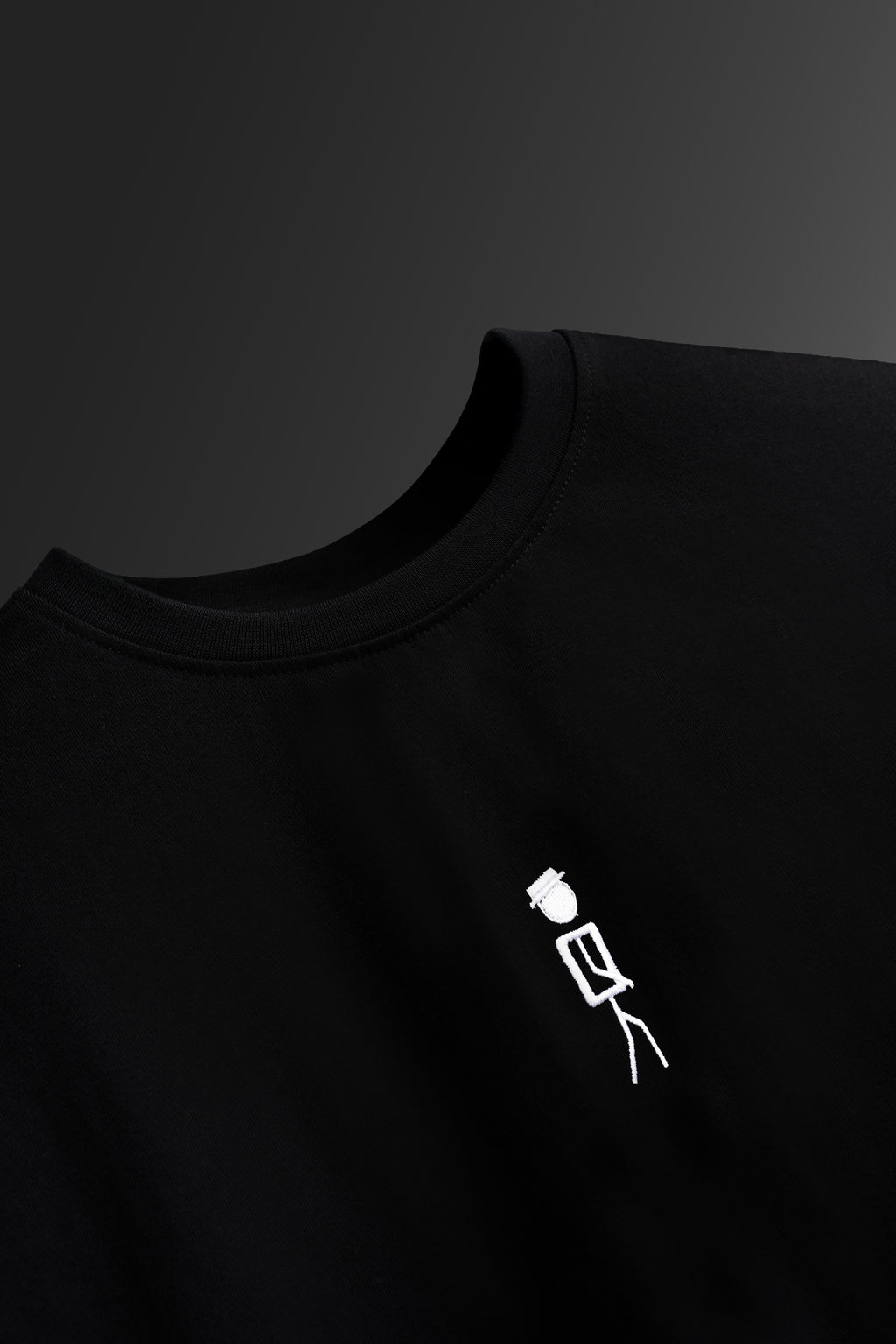 "The Common Man" Signature Black Tee