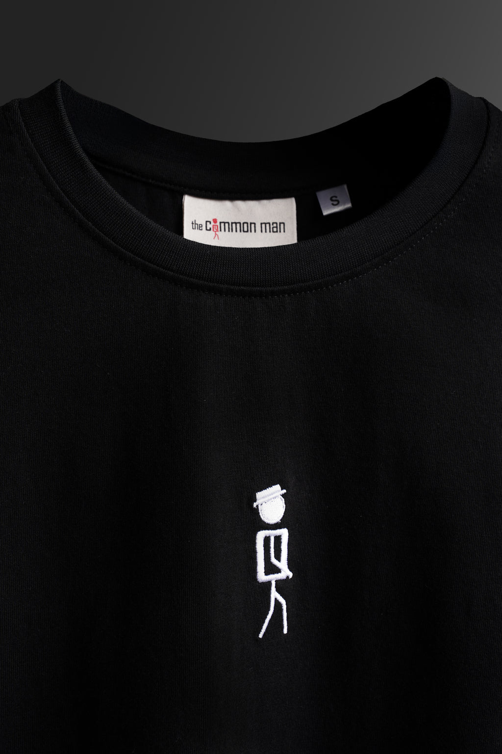 "The Common Man" Signature Black Tee