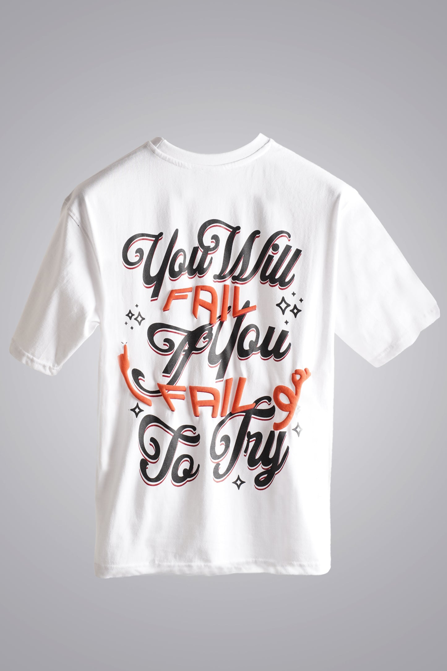 "Fail forward" White Tee